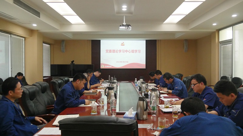 5月29日下午，城門山銅礦舉行黨委理論學(xué)習(xí)中心組專題學(xué)習(xí)會(huì)議（黃華堂）.jpg